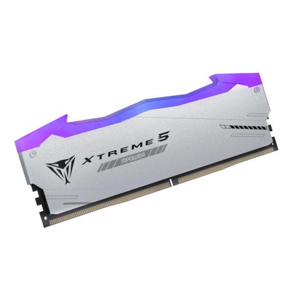 PATRIOT PVXR532G60C30KM wr 04a Patriot Viper Xtreme 5 RGB MPower 32GB 6000MHz DDR5 Desktop Gaming Memory Kit - Silver