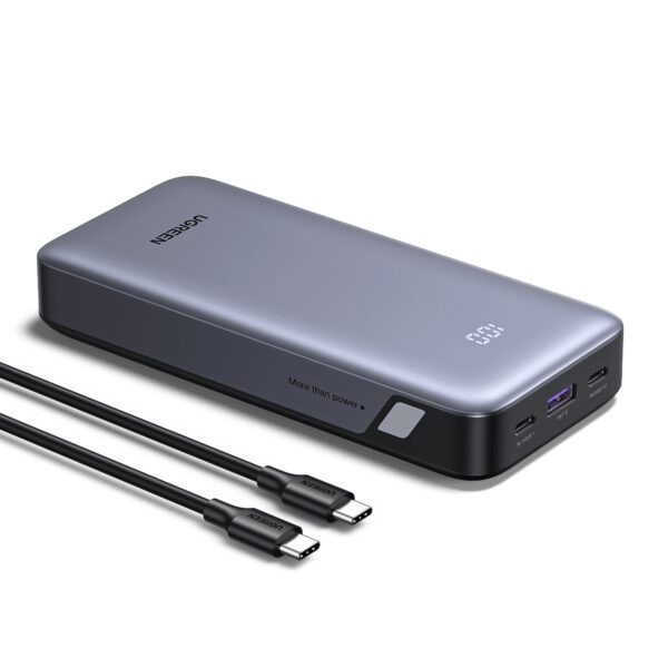 PB532-55989B UGREEN 20000mAh 30W Two-way Fast Chargin wr 02 UGREEN 20000mAh 30W Two-way Fast Charging Power Bank