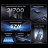 PB550-85166B UGREEN 20000mAh 67W Nexode Power Bank wi wr 06 UGREEN 20000mAh 67W Nexode Power Bank with Built-in Cable