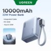 PB584-75173B UGreen Nexode Power Bank 10000mAh 30W wi wr 06 UGreen Nexode 10000mAh 30W Power Bank with Built-in USB Type-C Cable