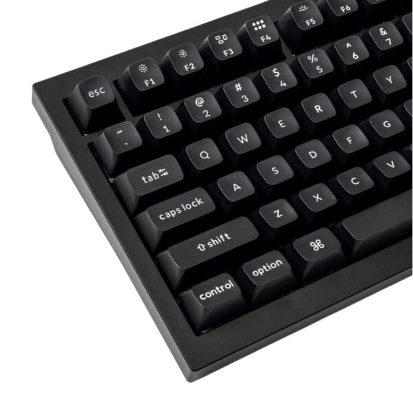 PBT-03 Keychron double Shot KSA PBTFull Keycap wr 02 Keychron double Shot KSA PBTFull Keycap Set - White On Black