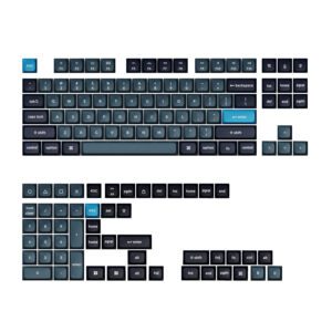 PBT-45 Keychron-Double-Shot-KSA-PBT-Keycap-Set-Dark-Grey-Blue wr 01b Keychron Double Shot KSA PBT Keycap Set - Dark Grey/Grey/Blue