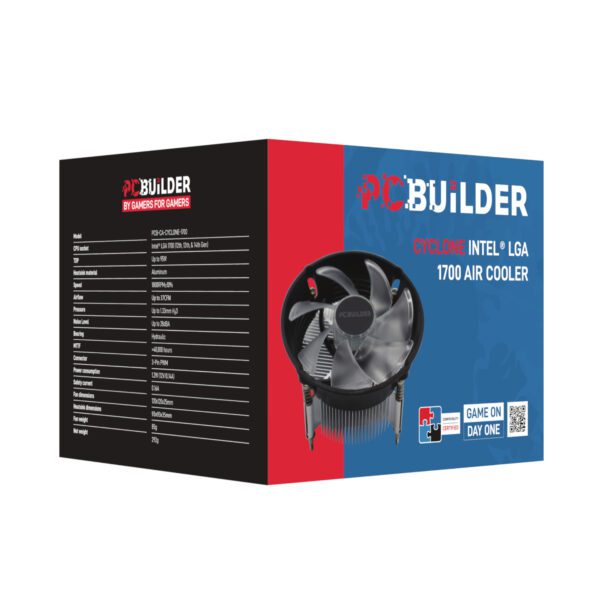 PCB-CA-CYCLONE1700 PCBuilder-Cyclone-Intel-LGA-1700-Air-Cooler- wr 06a PCBuilder CYCLONE Intel® LGA 1700 Air Cooler