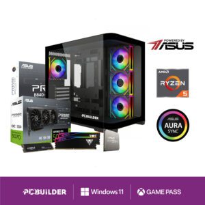 PCBuilder Ryzen 5 7600 MAVERICK Windows 11 Gaming PC