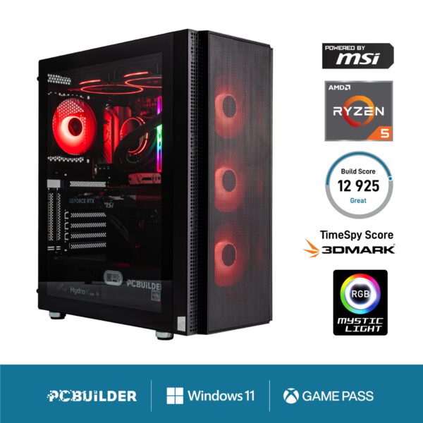 PCBuilder Ryzen 5 7600 SPECIALIST Windows 11 Gaming PC