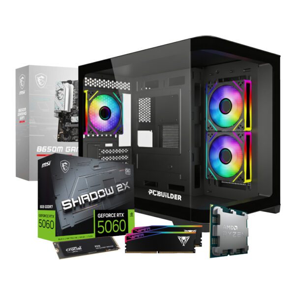 PCBuilder Ryzen 5 7600 SPECIALIST Windows 11 Gaming PC