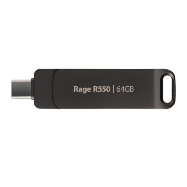 Patriot Rage R550 64GB USB3.2 Swing Type A to Type-C Flash Drive