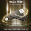 Patriot Rage R550 64GB USB3.2 Swing Type A to Type-C Flash Drive