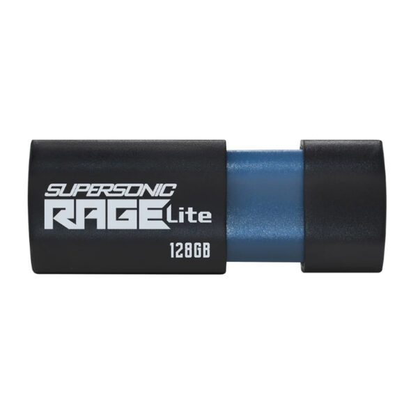PEF128GRLB32U wr 01a Patriot Rage Lite 128GB USB3.2 Flash Drive - Black