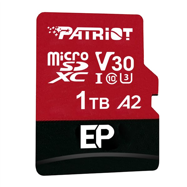 Patriot EP Series 1TB MICRO SDXC V30 A2 (w/o Adaptor)