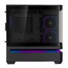 Asus Prime AP202 ARGB Curved Tempered Glass Micro-ATX Chassis – Black