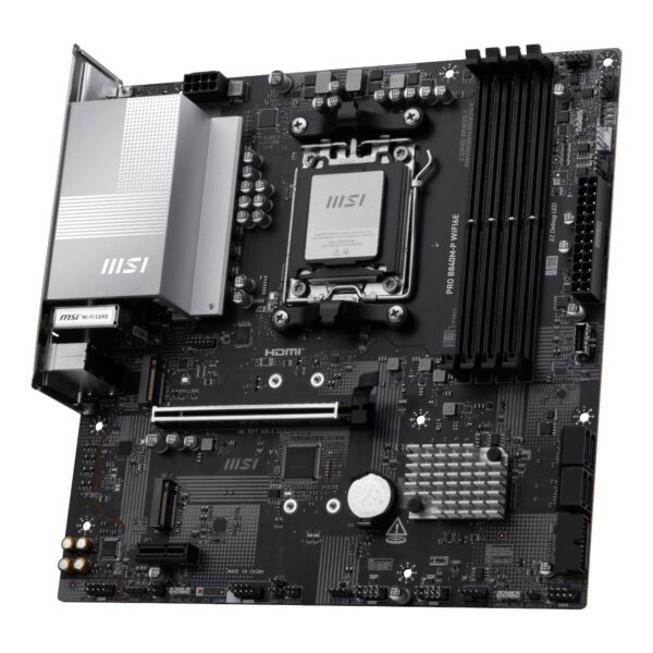 MSI PRO B840M-P Wi-Fi 6E AMD AM5 MATX Gaming Motherboard