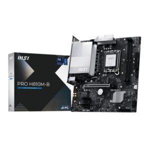 PROH810M-B MSI-H810M-B-PRO-LGA1851-M-ATX-2X-DDR5 wr 01 MSI H810M-B PRO LGA1851 M-ATX DDR5 Motherboard