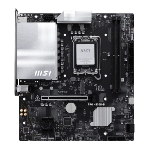 PROH810M-B MSI-H810M-B-PRO-LGA1851-M-ATX-2X-DDR5 wr 02 MSI H810M-B PRO LGA1851 M-ATX DDR5 Motherboard