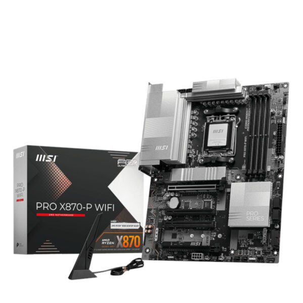 PROX870-PWIFI MSI-X870-PRO-AM5-ATX-4X-DDR5 wr 01 MSI PRO X870-P WIFI AM5 ATX DDR5 Motherboard