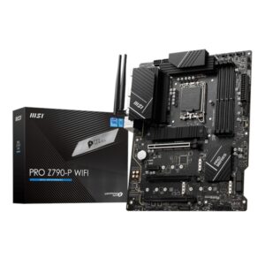 PROZ790-PWIFI-WR-01 MSI PRO Z790-P WIFI Motherboard – Intel Z790, Wi-Fi 6E, DDR5, ATX