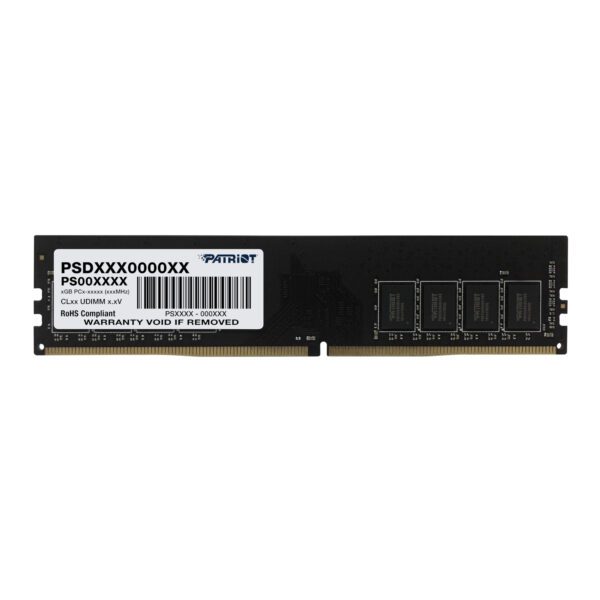 PSD416G32002 Patriot-Signature-Line-DDR4-16GB-3200MHz-Single-Rank-UDIMM-Black wr 01 Patriot Signature Line 16GB DDR4 3200MHz Desktop Memory