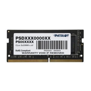 PSD416G320081S Patriot-Signature-Line-16GB-3200MHz-DDR4-Single-Rank-SODIMM-Notebook-Memory wr 01 Patriot Signature Line 16GB 3200MHz DDR4 Single Rank SODIMM Notebook Memory