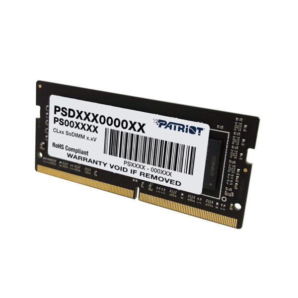 PSD44G266681S wr 02 Patriot Signature Line 4GB DDR4 2666MHz Single Rank SODIMM Notebook Memory