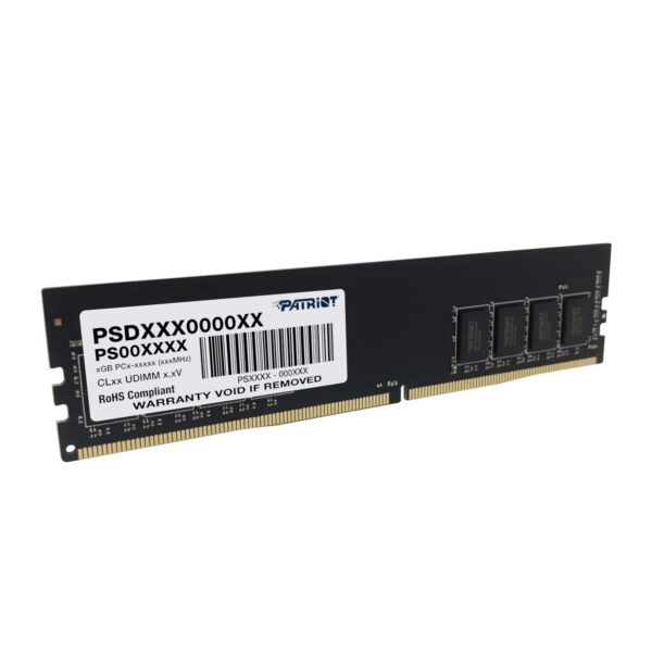 PSD48G320081 Patriot-Signature-Line-DDR4-8GB-3200MHz-Single-Rank-UDIMM-Black wr 02 Patriot Signature Line 8GB DDR4 3200MHz Desktop Memory