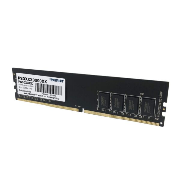 PSD48G320081 Patriot-Signature-Line-DDR4-8GB-3200MHz-Single-Rank-UDIMM-Black wr 03 Patriot Signature Line 8GB DDR4 3200MHz Desktop Memory