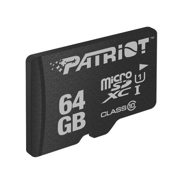 PSF64GMDC10 wr 02 Patriot LX CL10 64GB Micro SDHC Card