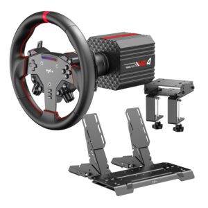 PXN-VD4BUNDLEABT PXN-VD4-Direct-Drive-Sim-Racing-Wheel-–-PD-HM-Dual-Pedal-–-Z8-Clamp-Bundle-Black wr 01a PXN VD4 Direct Drive Sim Racing Wheel – PD-HM Dual Pedal – Z8 Clamp Bundle