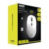 Port 900714 wr 04b Port Connect Silent 1600DPI 3 Button Wireless Mouse - White