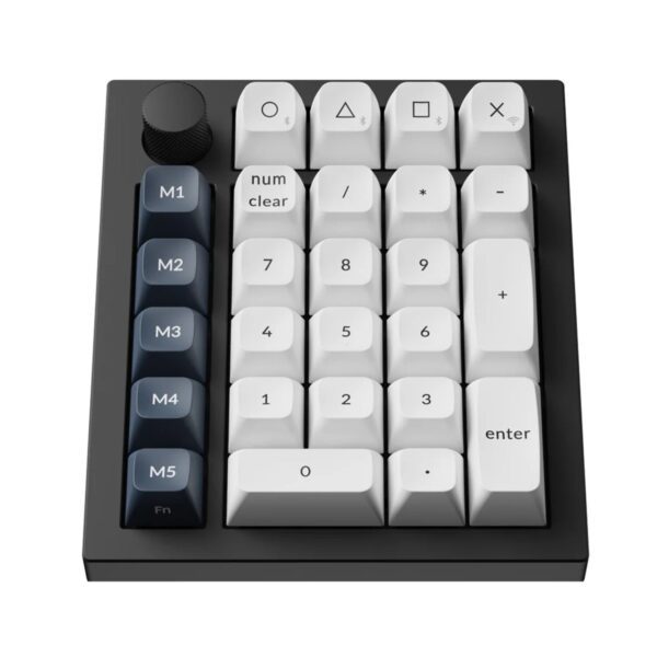 Q0M-M1 Keychron Q0 Max QMK Gateron Jupiter Red wr 02 Keychron Q0 Max QMK Gateron Jupiter Red RGB Wireless Custom Number Pad Carbon Black