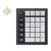 Q0M-M4 Keychron-Q0-Max-QMK-Gateron-Jupiter-Banana-RGB-Wireless-Custom-Number-Pad-Carbon-Black wr 01a Keychron Q0 Max QMK Gateron Jupiter Banana RGB Wireless Custom Number Pad Shell White