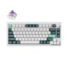 Q1H-M1-wr-01-1 Keychron Q1H-P1 QMK Wireless Custom Keyboard - White