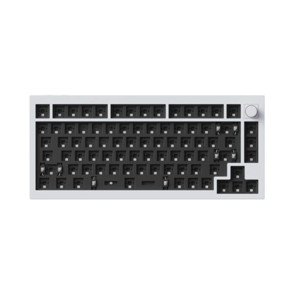 Q1H-M1-wr-03-1 Keychron Q1H-P1 QMK Wireless Custom Keyboard - White