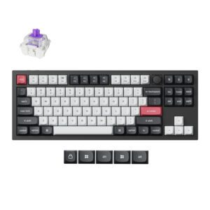 Q3H-M1 Keychron-Q3-HE-QMK-80-Wireless-Custom-Mechanical-Keyboard-Nebula-Switch-–-Carbon-Black wr 01a Keychron Q3 HE QMK 80% Wireless Custom Mechanical Keyboard (Nebula Switch) – Carbon Black