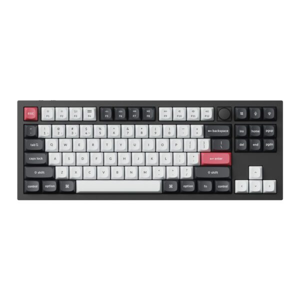 Keychron Q3 HE QMK 80% Wireless Custom Mechanical Keyboard (Nebula Switch) – Carbon Black