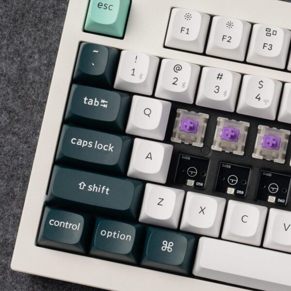 Q3H-P1 Keychron-Q3-HE-QMK-Wireless-Custom-Keyboard-Nebula-Switch-Shell-White wr 05a Keychron Q3 HE QMK 80% Wireless Custom Mechanical Keyboard (Nebula Switch) - Shell White