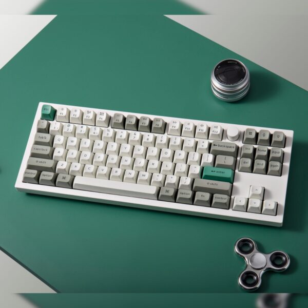 Q3M-P1 Keychron Q3 Max 80 Full Assembled Knob R wr 03 Keychron Q3 Max 80% Full Assembled Knob Red Switch Hot-Swap Gateron Jupiter RGB Wireless Keyboard - Shell White