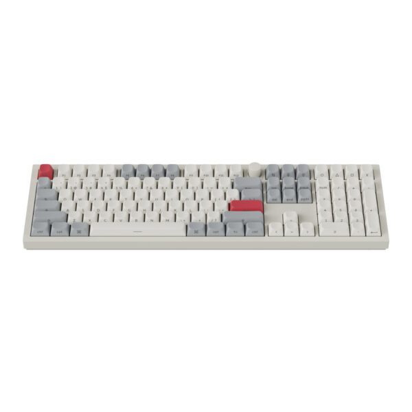 Q6M-P1S Keychron-Q6-Max-QMK-VIA-Wireless-Custom-Mechanical-Keyboard-Gateron-Red-Jupiter-Switches-Shell-White wr 02 Keychron Q6 Max QMK/VIA Wireless Custom Mechanical Keyboard OSA Gateron Red Jupiter Switches - Shell White