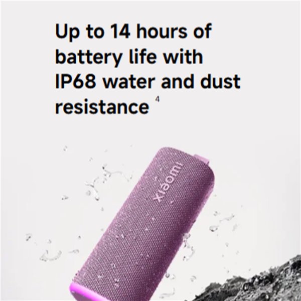 QBH4431GL Xiaomi Sound Play Bluetooth Speaker - Pu wr 06 Xiaomi Sound Play Bluetooth Speaker - Purple