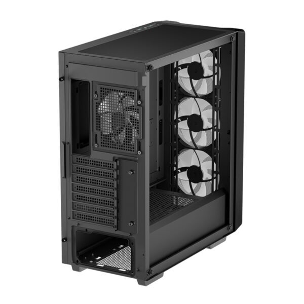 DeepCool CC560 MESH V2 ATX Mid Tower Airflow Gaming Chassis – Black
