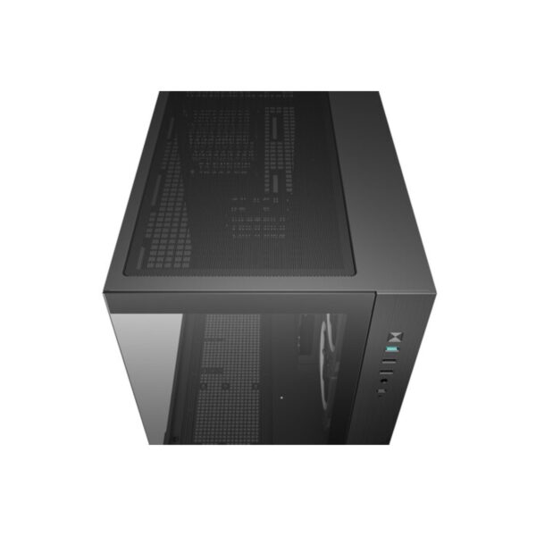 R-CG330-BKNGM3-G DEEPCOOL CHASSIS CG330 5F MATX ARGB BK wr 03 Deepcool CG330 3F Panoramic Dual-Chamber Micro-ATX Gaming Chassis - Black