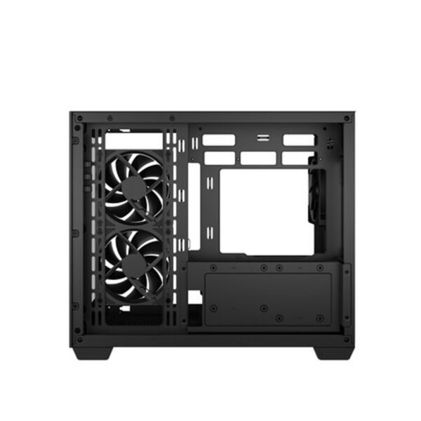 R-CG330-BKNGM3-G DEEPCOOL CHASSIS CG330 5F MATX ARGB BK wr 09 Deepcool CG330 3F Panoramic Dual-Chamber Micro-ATX Gaming Chassis - Black