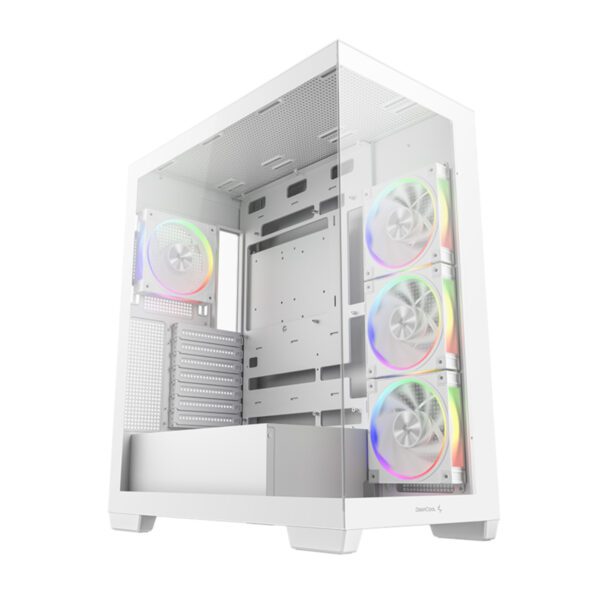 DeepCool CG580 4F V2 ARGB ATX Gaming Chassis – White