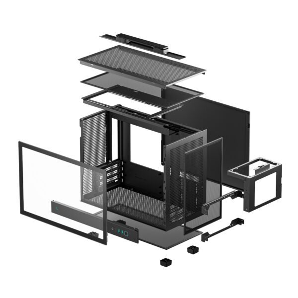 R-CH160-BKNGM0-G DeepCool-CH160-PLUS-Micro-ATX-Chassis-Black wr 07a DeepCool CH160 PLUS Micro-ATX Chassis - Black