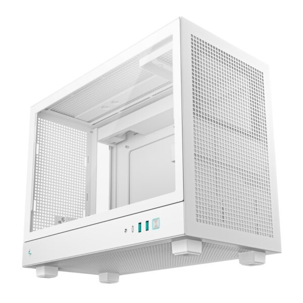 R-CH160-WHNGM0-G DeepCool-CH160-PLUS-Micro-ATX-Chassis-White wr 02a DeepCool CH160 PLUS Micro-ATX Chassis - White