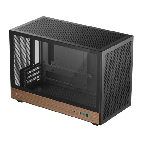 R-CH260-BKNWM0-G-1 DeepCool-CH260-Wood-mATX-Gaming-Chassis-Black wr 04a DeepCool CH260 Wood mATX Gaming Chassis - Black