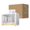 DeepCool CH260 Wood mATX Gaming Chassis White