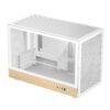 DeepCool CH260 Wood mATX Gaming Chassis White