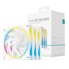 R-FL12SE-WHAPN3-G DeepCool-FL12-3-in-1-ARGB-120mm-Fan-3-Pack-White wr 01a DeepCool FL12 SE 3-in-1 ARGB 120mm Fan 3 Pack - White
