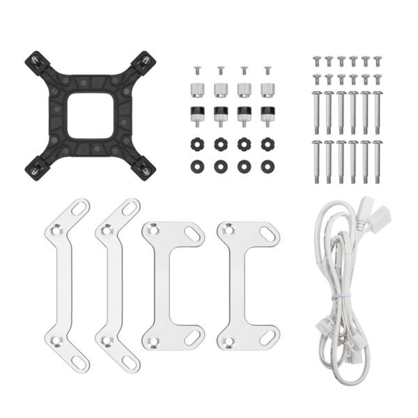 DeepCool LM360 ARGB 360mm AIO CPU Liquid Cooler - White
