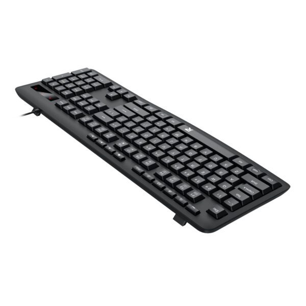 RD-BK-7366 Redragon-BK-7366-Full-size-Ergonomic-Membrane-Office-Keyboard-Black wr 04a Redragon BK-7366 Full-size Ergonomic Wired Membrane Office Keyboard - Black